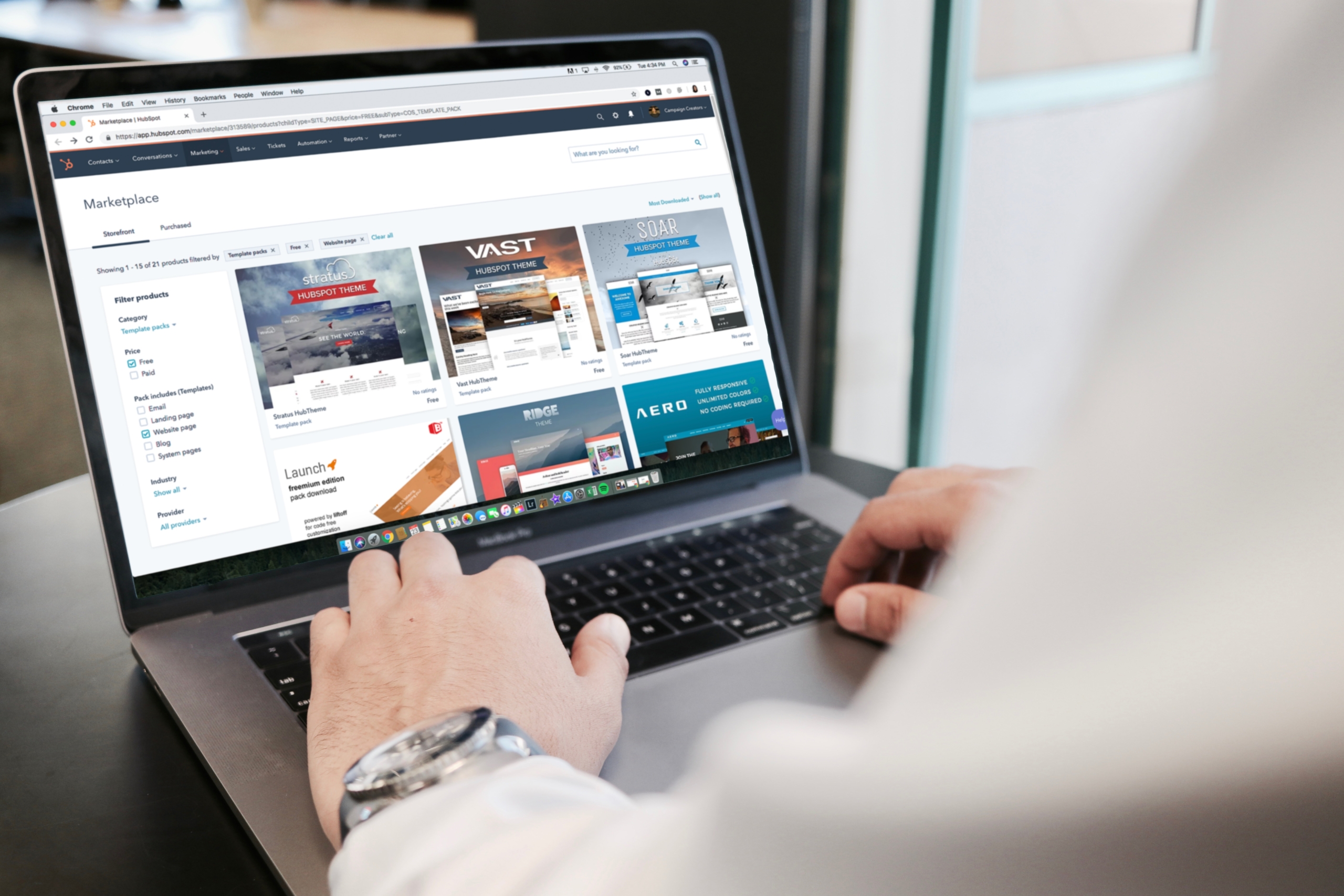 campaign-creators-OGOWDVLbMSc-unsplash Laptop screen showing a website