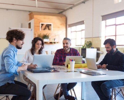 Team completing a PIM implementation
