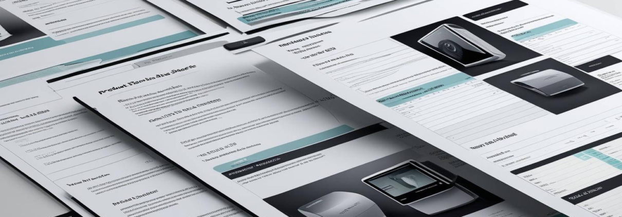 Product data sheets